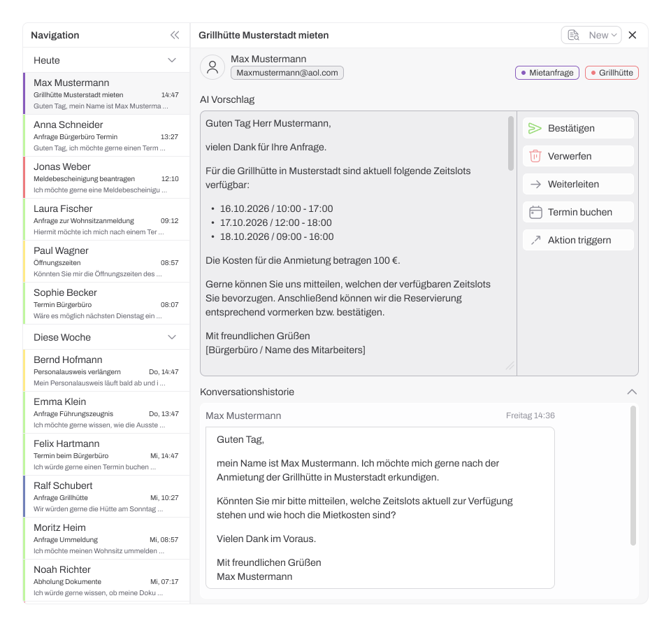 Trail E-Mail-Automatisierung